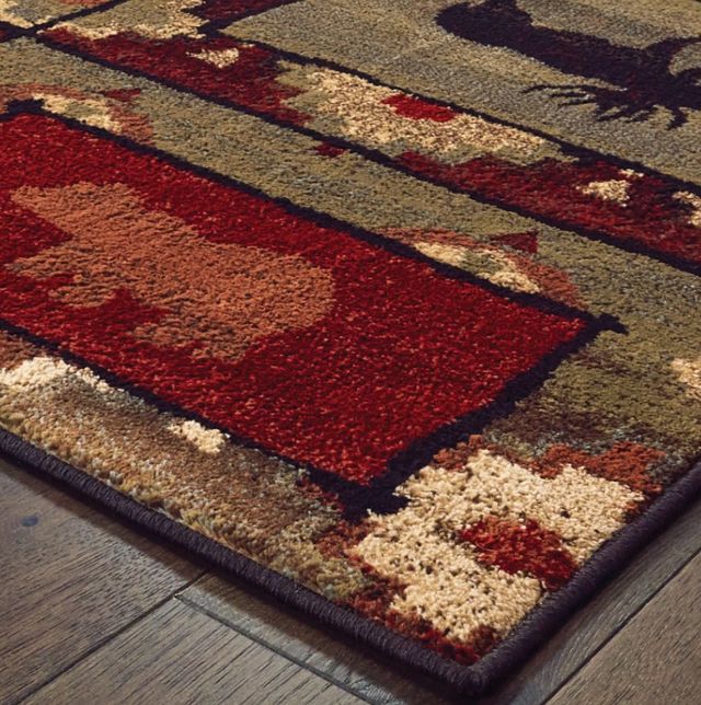 Oriental Weavers™ Woodlands 5'x7' Style 6 Area Rug-1