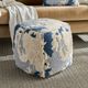 Nourison Home™ Mina Victory Lifestyle Blue Poufs-1