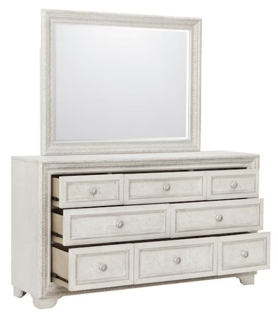 Pulaski™ Camila Cream 8-Drawer Dresser-3