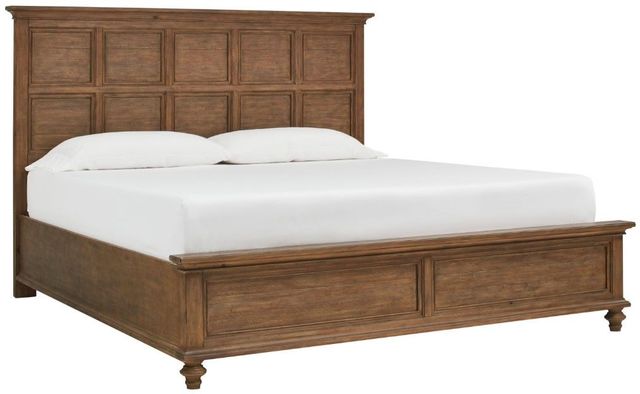 aspenhome® Hensley Honey California King Panel Bed-0