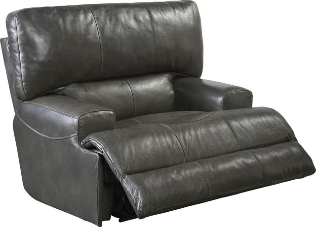 Catnapper® Wembley Steel Power Headrest with Lumbar Power Lay Flat Recliner-1