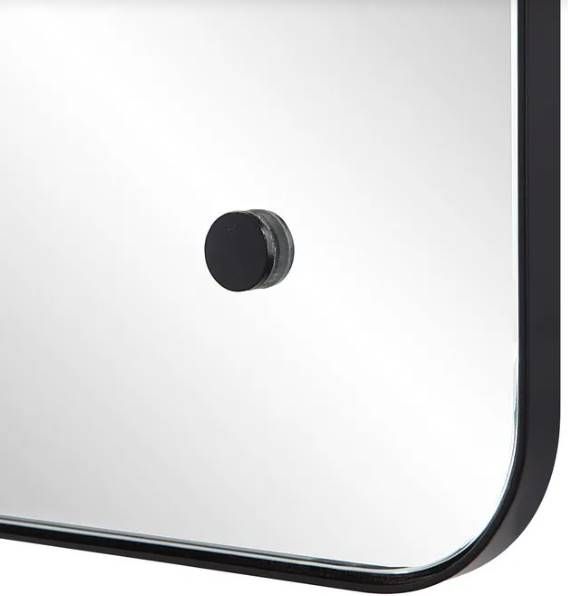 Renwil® Aine Powder Coated Matte Black Mirror-2
