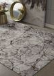 KAS Rugs Inspire Ivory/Gray Escape 5'x8' Area Rug-3