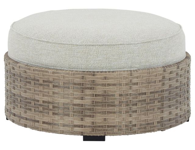 Signature Design by Ashley® Calworth 3-Piece Beige Outdoor Sectional Set-2