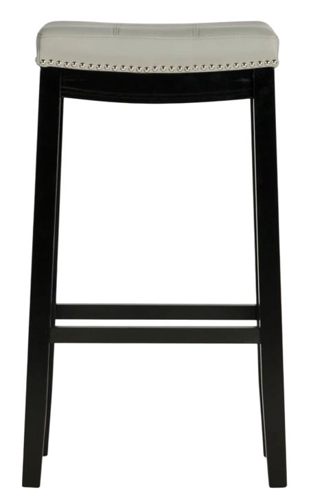 Linon Claridge Black/Gray Bar Stool-2