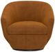 Parker House® The Twist Elise Rust Accent Swivel Chair-1