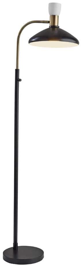 Adesso® Patrick Black Floor Lamp-0