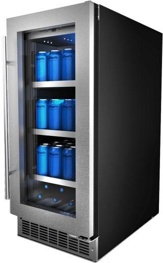 Silhouette® Professional Piedmont 3.1 Cu. Ft. Stainless Steel Beverage Center-3