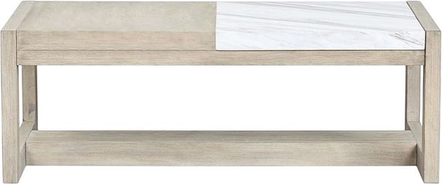 Magnussen Home® Preston Gallery Buff Rectangular Cocktail Table-2
