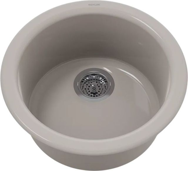 KOHLER® Porto Fino™ Truffle 19" Top/Undermount Single-Bowl Bar Sink-0