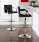 Powell® Boyd Black/Chrome Adjustable Gas Lift Bar Stool -1