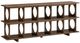Crestview Wellington Brown Console Table-0