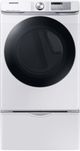Samsung 7.5 Cu. Ft. White Electric Dryer with Multi Steam and Steam Sanitize+-1