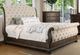 Furniture of America® Lysandra Beige/Natural Tone Eastern King Sleigh Bed-2