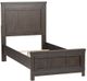 Liberty Furniture Thornwood Hills Rock Beaten Gray Twin Youth Panel Bed-0