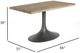 Nest Home Collections Megan Medium Gray Dining Table with Iron Base-3