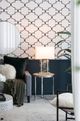 A & B Home Black/Gold 16" Table Lamp-2