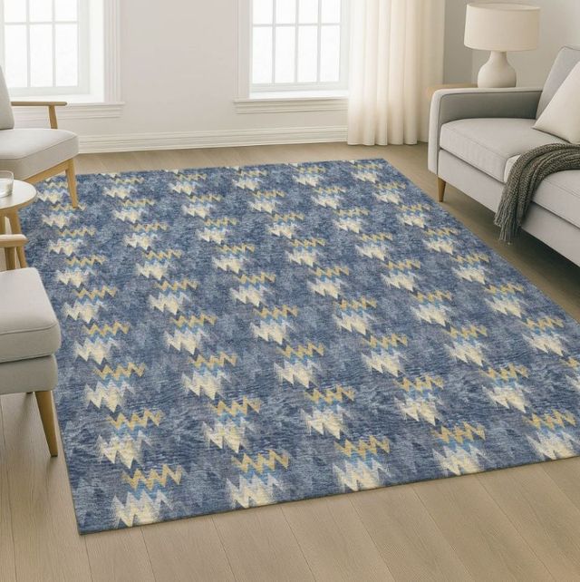 Dalyn™ Rug Company Soft Essentials SE5 Navy 5'x8' Area Rug-1