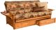 Kodiak Furniture Phoenix Canadian/Butternut Full Storage Futon with Mattress-0