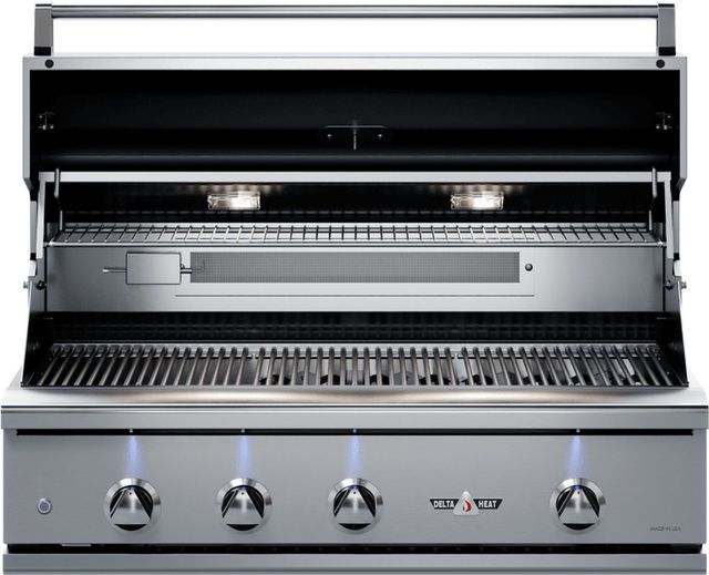 Delta Heat 3-Burner Stainless Steel/White Built-In Liquid Propane Grill-2
