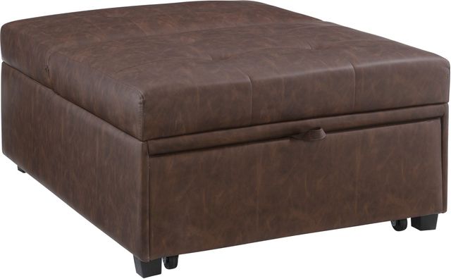 Powell® Dozer Brown Twin Sleeper Chair-1