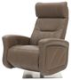 Fornirama 71 Light Brown Power Swivel Recliner with Power Adjustable Headrest-0