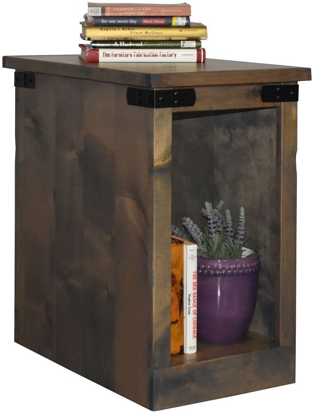 Legends Home Farmhouse Barnwood Chairside Table-0