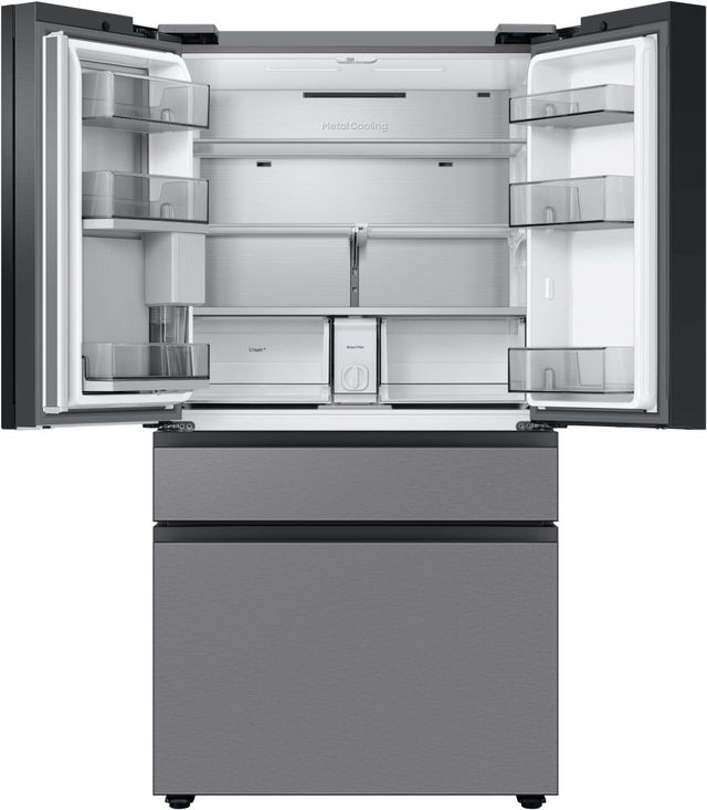Samsung Bespoke 36" 28.8 Cu. Ft. Stainless Steel French Door Refrigerator-3