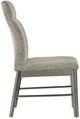 New Classic® Home Furnishings Lennox Gray/Silver Dining Side Chair-3