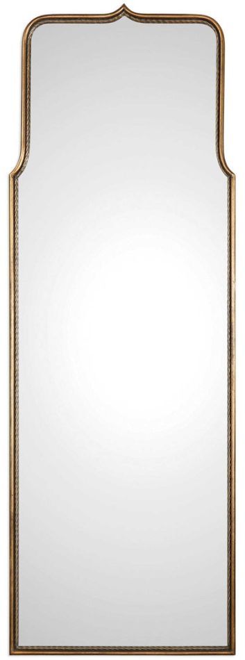 Uttermost® Adelasia Antiqued Gold Leaf Mirror-0