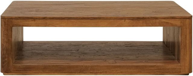 International Furniture Direct Balam Brown Cocktail Table-3