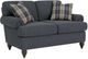 Flexsteel® Customizable Moxy Round Turned Leg Loveseat-4