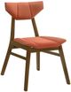 Armen Living Amaris Poppy/Walnut Dining Chair-0