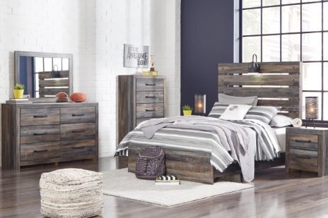 Signature Design by Ashley® Drystan 4-Piece Multi Full Panel Bed Set-5