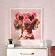 Stylecraft LED Neon Puppy Pink Wall Art-2