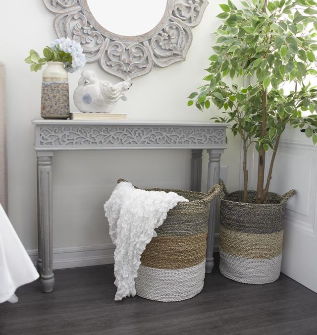 Deco Marche Gray 36" Console Table-3