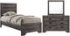 Elements International Nathan Gray Oak 3 Piece Twin Bedroom Collection-0