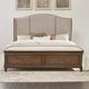 Liberty Furniture Harrison Heights Frosted Beige/Sienna Queen Shelter Bed-1