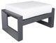 CabanaCoast® Customizable Muse Aluminum Outdoor Ottoman-0