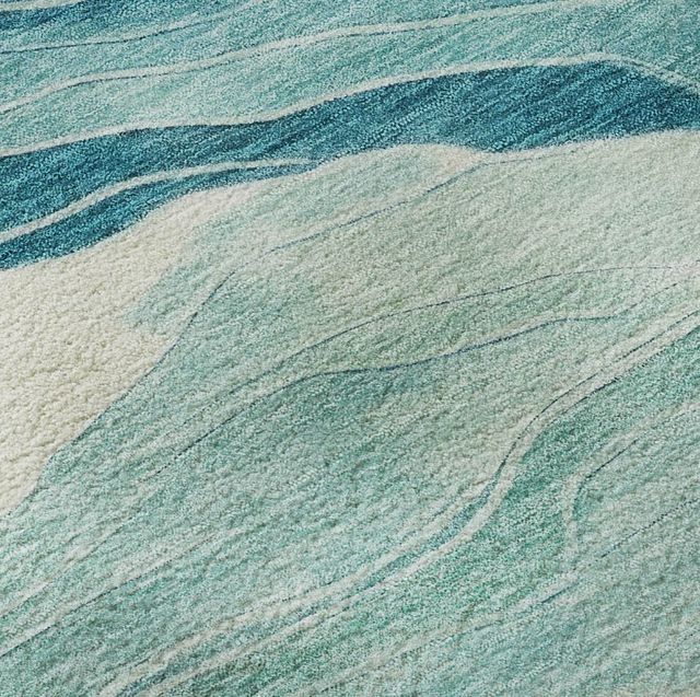Dalyn™ Rug Company Pacifica Turquoise 5'x8' Style 1 Area Rug-4