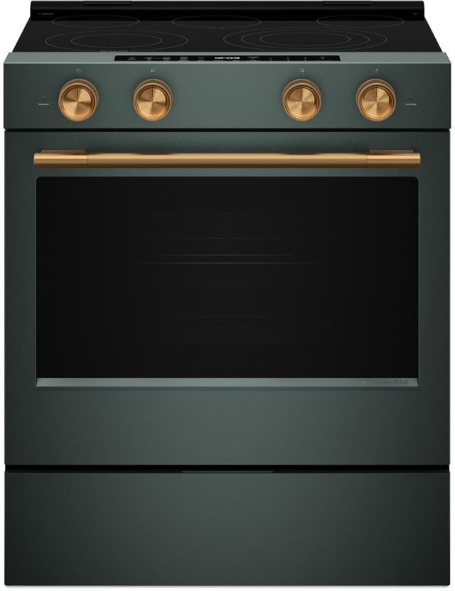 KitchenAid® Bronze Slide-In Convection Range Handle and Knob Kit-2