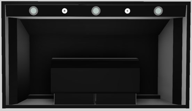 Vent-A-Hood® Designer Series 42" Black Wall Mounted Range Hood-1