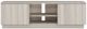Perdue Woodworks 78,000 Essential Grey Elm TV Media Console-1