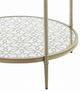 ACME Furniture Zaba Glass Top End Table with Champagne Base-4