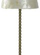 Stylecraft Capiz Aged Brass/Stainless Steel Slim Buffet Lamp-3