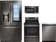 LG 4 Piece Black Stainless Steel Kitchen Package-0