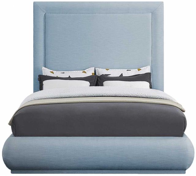 Meridian Furniture Brooke Light Blue Queen Bed-1
