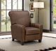 BarcaLounger® Harrington Clifton-Chocolate Manual Recliner-1