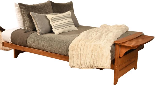 Kodiak Furniture Phoenix Barbados/Linen Cocoa Full Futon with Mattress-2