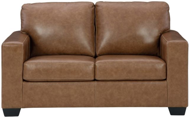 Signature Design by Ashley® Bolsena Caramel Loveseat-1